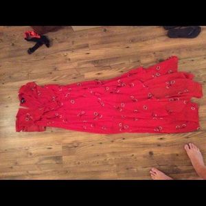 Lulu's Dresses - Red fit and flare Dress Lulu's Dresses - Red fit and flare Dress